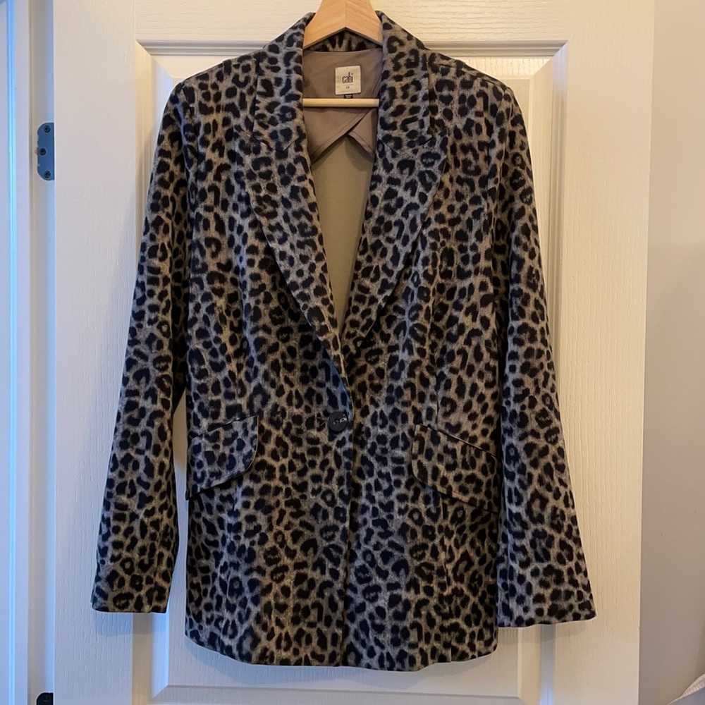 New Condition Cabi Clothing Leopard Blazer
